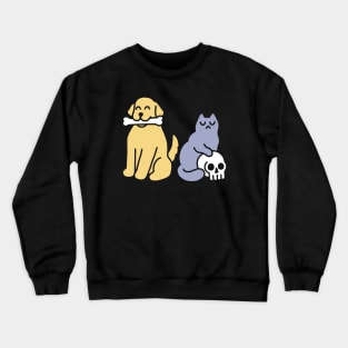 Good Dog Bad Cat Crewneck Sweatshirt